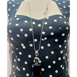 White House Black Market Long Pendant Necklace